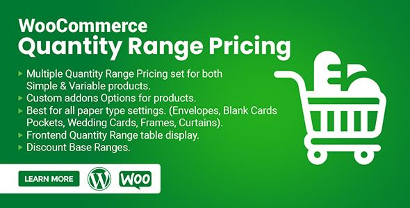 WooCommerce Quantity Range Pricing 1 WooCommerce Quantity Range Pricing WordPress Plugin