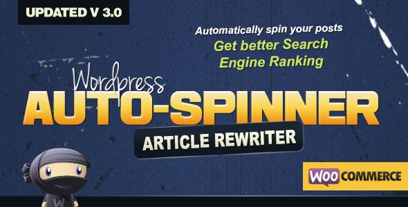 WordPress Auto Spinner – Articles Rewriter 1 WordPress Auto Spinner – Articles Rewriter