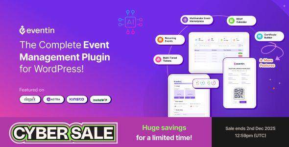 WordPress Event Manager, Event Calendar and Booking Plugin 1 WordPress Event Manager, Event Calendar and Booking Plugin
