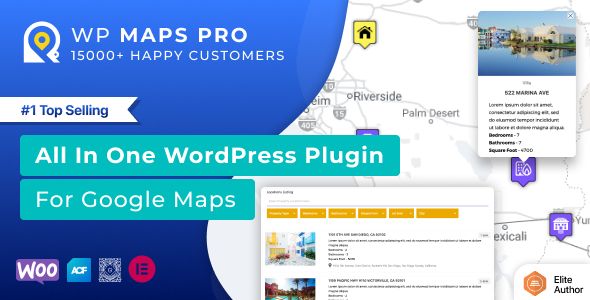 WordPress Plugin for Google Maps – WP MAPS PRO 1 WordPress Plugin for Google Maps WP MAPS PRO