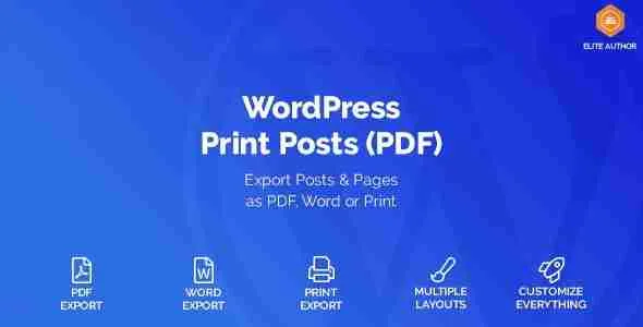 WordPress Print Posts & Pages (PDF) 1 WordPress Print Posts & Pages (PDF) WordPress Plugin