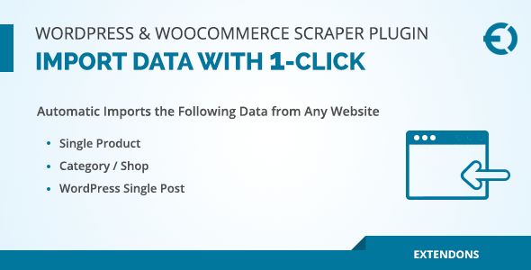 WordPress & WooCommerce Scraper Plugin, Import Data from Any Site 1 WordPress & Woo Commerce Scraper Plugin