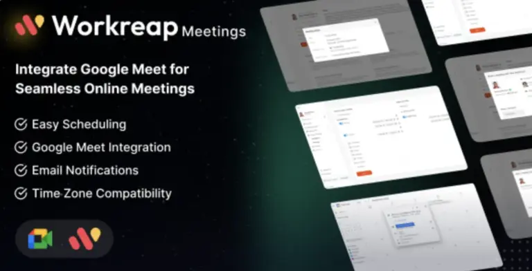 Workreap Meetings WordPress Plugin