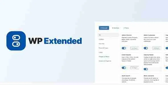 WP Extended Pro 1 WP Extended Pro WordPress Plugin