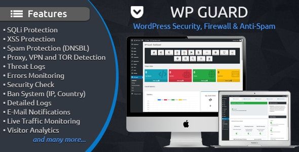 WP Guard – Security, Firewall Anti-Spam plugin for WordPress 1 WP Guard WordPress Plugin