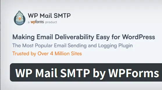 WP Mail SMTP by WPForms – The Most Popular SMTP and Email Log Plugin – WP plugin Proven 1 WP Mail SMTP by WPForms WordPress Plugin