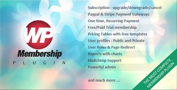 WP Membership 1 WP Membership plugin