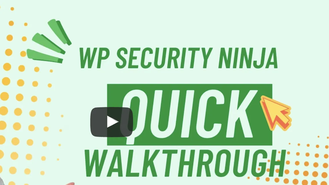 WP Security Ninja – The All-In-One WordPress Security Plugin 1 WP Security Ninja WordPress Plugin