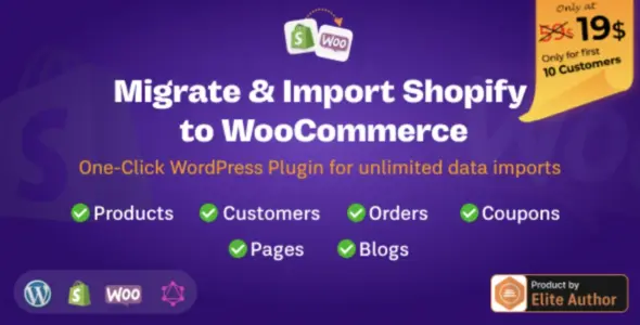 WP Shopify to Woo Commerce migrate and import plugin for WordPress