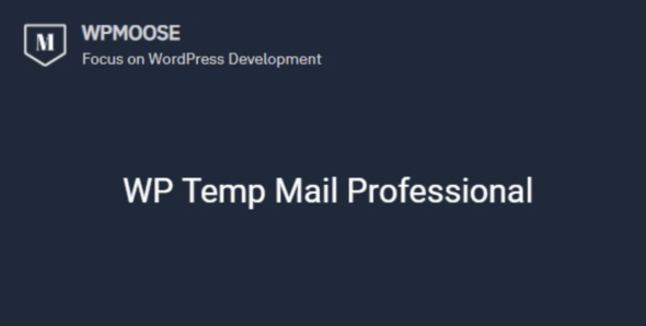 WP Temp Mail Professional WordPress Plugin