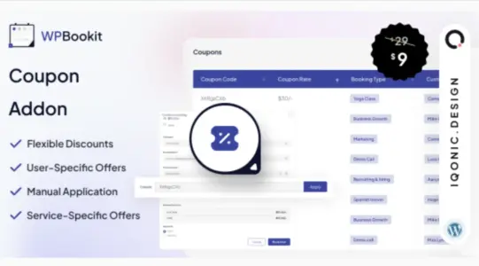 WPBookit Coupons Addon for WordPress Plugin