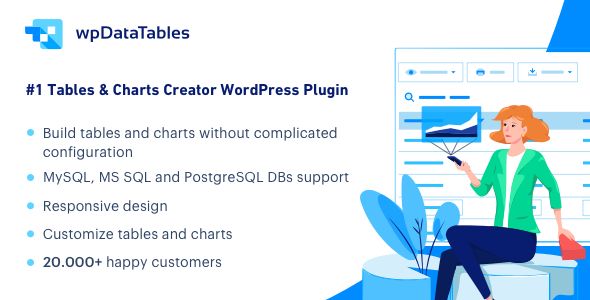 wpDataTables – Tables and Charts Manager for WordPress 1 wp Data Tables – Tables and Charts Manager for WordPress