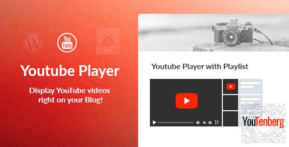 Youtenberg - Gutenberg You Tube Player with Playlist WordPress Plugin