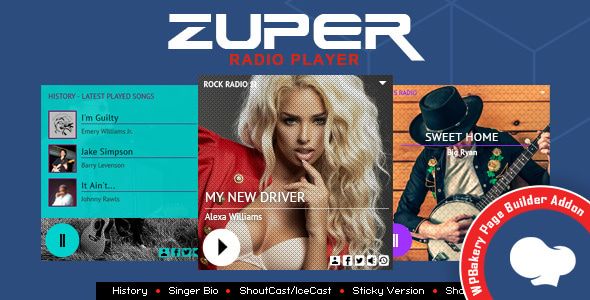 Zuper Radio Player for WordPress Plugin